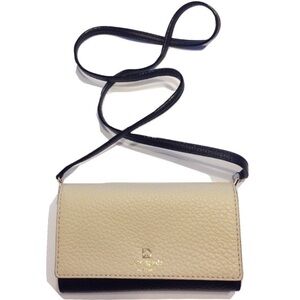 KATE SPADE Cream and Black Crossbody Bag